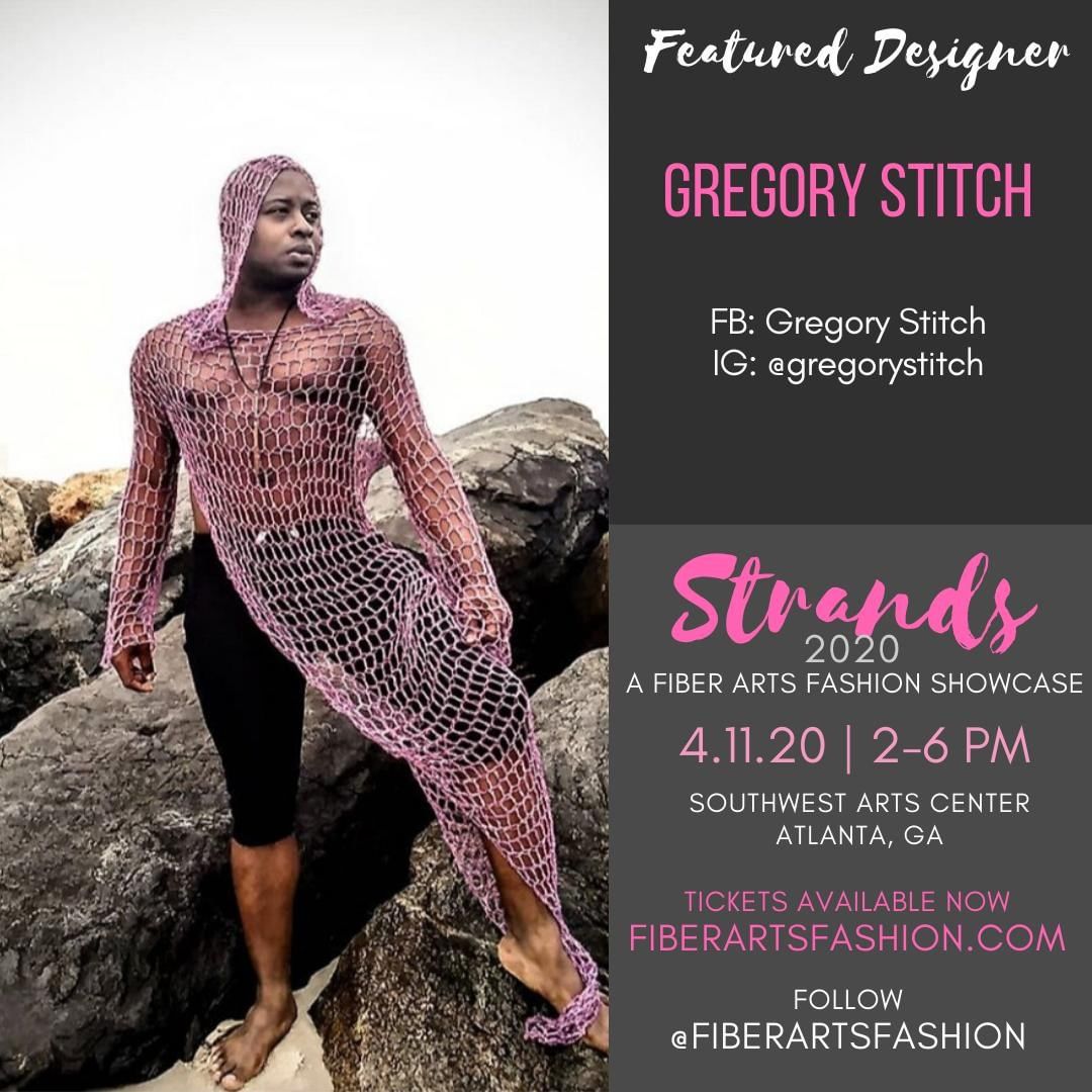 The fabulous @gregorystitch will grace our stage once again. Check out his collection and then come see it in person at.⁠
⁠
Visit https://www.fiberartsfashion.com. ⁠ Follow @fiberartsfashion⁠
⁠
See you April 11, 2020.⁠
⁠
Stay well.⁠
⁠
Sponsored by @pinkoycrochets @the.hookerlife <- Follow